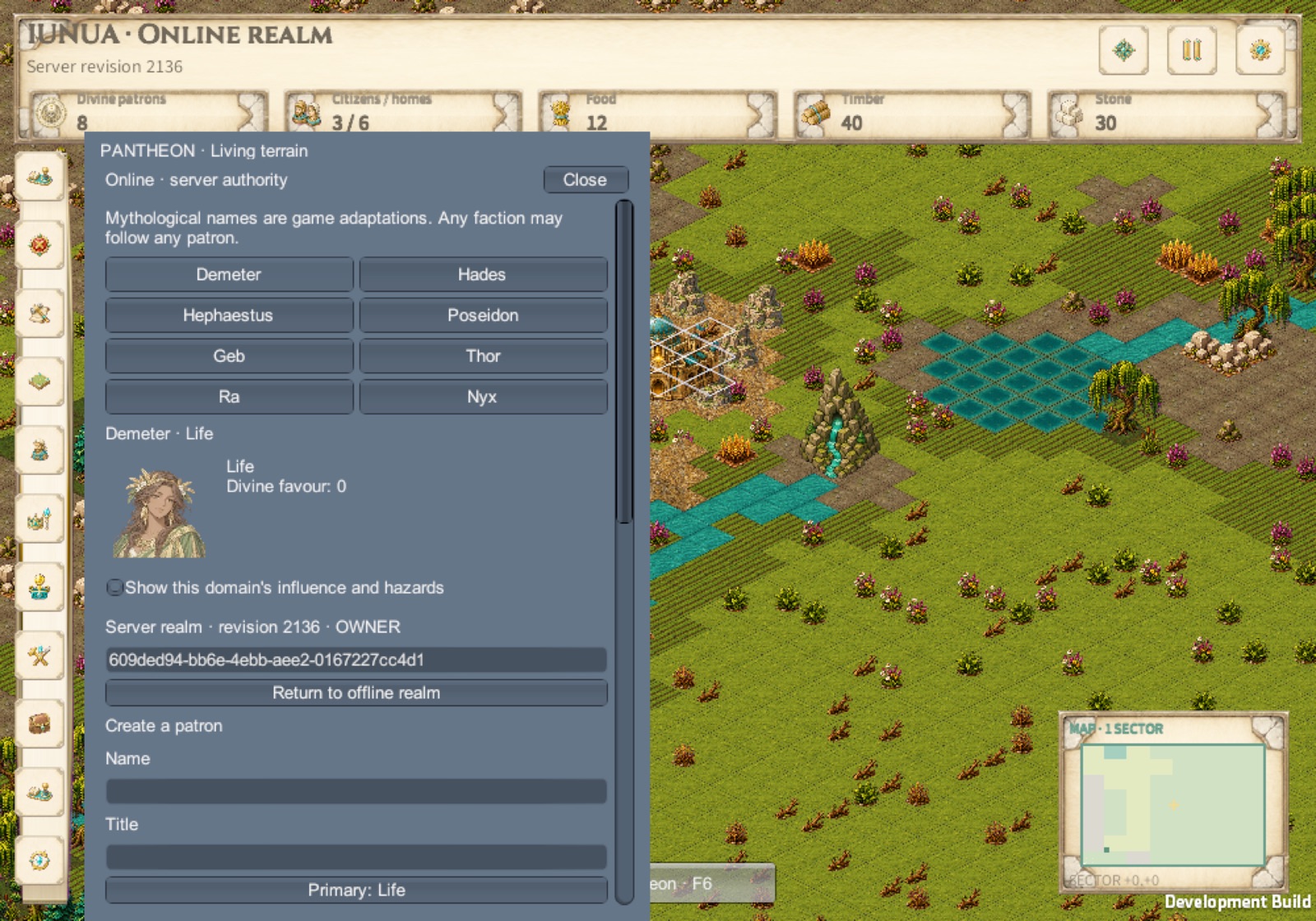 Owner HUD IUNUA Unity capture